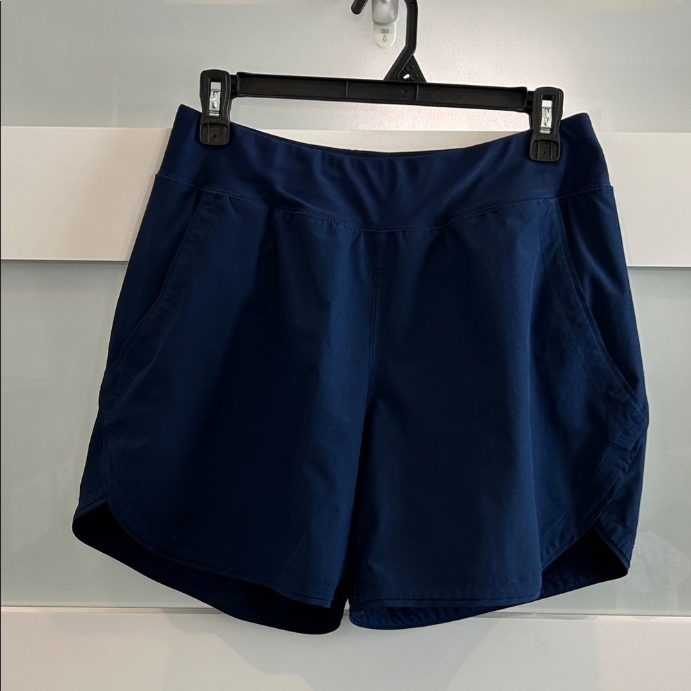 Women's Navy Blue Swim Shorts